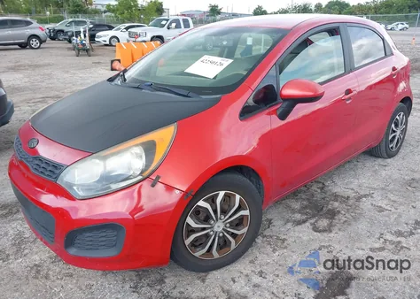 2012 Kia Rio5 Lx из США, поврежденный, VIN KNADM5A36C6020084
